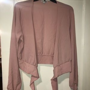 Wrap around tie shirt